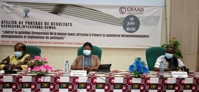 Projet InterGenre UEMOA: GRAAD Burkina présente les principaux résultats de la recherche